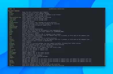 Composer commands